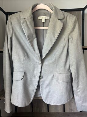New York & Company Light Gray Women's Blazer